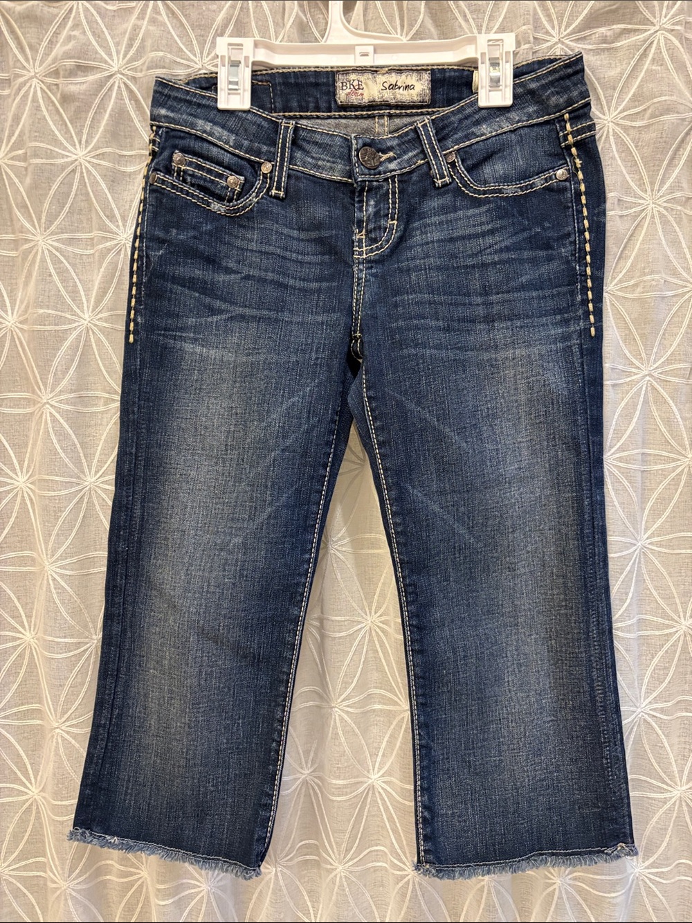 BKE Women's Sabrina Cropped Jeans in Dark Indigo
